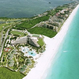 Campo de Hilton en Cancún
