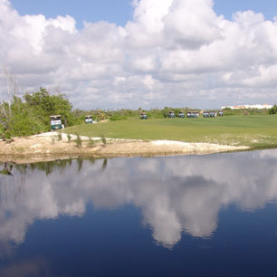 Par 3 in Riviera Cancún Golf Course